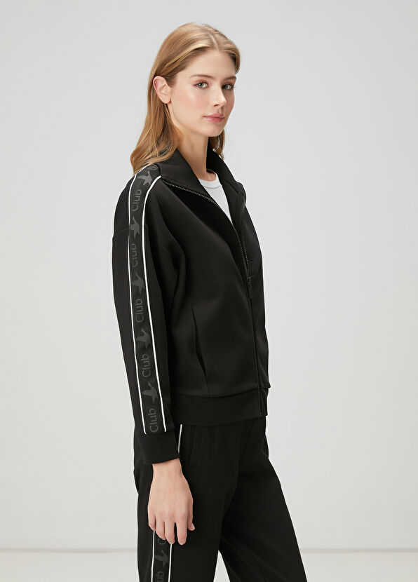 Beymen Club Black Zippered Sweatshirt - 1